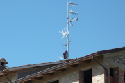 Impianto antenne TV e Sat centralizzato per villette a schiera a Bergamo