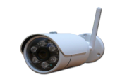 Telecamera wireless IP per esterni/interi Sensore 
 
C-MOS 1/4 pollice
 

Compressione
 
H264
 

Risoluzione 
 
1,3 Mpx 
 

Regolazione Risoluzione 
 
1280*720 HD Ready
 

Modalità 
 
Day/Night
 

Illuminazione minima 
 
0 Lux
 

Frames
 
15/Sec Vga – 30/Sec QVga
 

Portata illuminatori
 
>20 metri
 

Illuminatori
 
6 led Array con sensore crepuscolare
 

Modulo Wi-Fi 
 
Compreso con criptatura
 

Lente
 
3,6 mm
 

Alimentazione
 
12V 1500 mAh 
 

Interfaccia 
 
Internet Explorer 5 o superiore
 

Sistema Operativo
 
Windows 98/ME/2000/XP/Vista/7/8
 

Corrente
 
1,5 Ampere
 

Protocolli 
 
HTTP，TCP/IP，UDP，STMP，DDNS，SNTP，DHCP，FTP
 

Invio Email su allarme
 
Si
 

Accesso da cellulare
 
Si
 

Registrazione dati
 
FTP server remoto o PC locale
 

Microfono
 
No
 

Altoparlante
 
No
 

Registrazione
 
No
 

Visione remota da cellulare
 
Si
 
